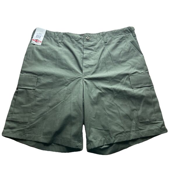 Tru Spec Men’s XL 39-43 Green Ripstop Utility Cargo Shorts 10” Inseam NWTS - Picture 1 of 8